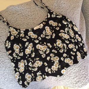 Floral crop top